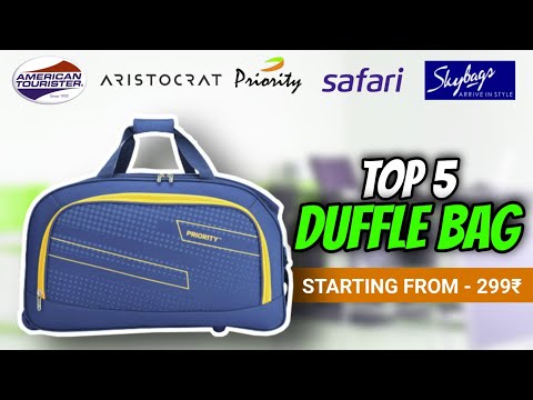 Top 5 Best Duffle Bag In India 2021 | 2 Wheel Duffle Travelling Bag | Duffle Bags | Prices |