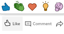 LinkedIn Like Options