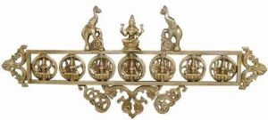 Polished Brass Ashtalakshmi Wall Hanging, For Decoration, Gifting, Packaging Type : Thermocol Box