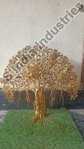 Polished Brass Wall Tree, For Decoration, Style Type : Vintage