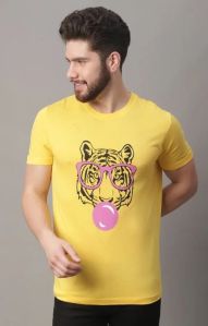 Cotton Custom Printed T Shirts, Packaging Type : Carton