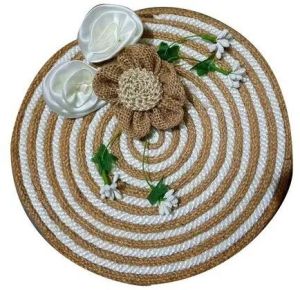 Customised Round Fancy Jute Wall Hanging, Style Type : Handmade