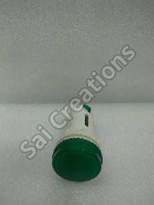 Round Green LED Indicating Lamp, For Industrial, Voltage : 220V