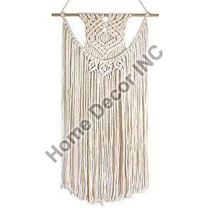 Home Decor Natural Cotton Macrame Wall Hanging ., Color : Natural/customized Color