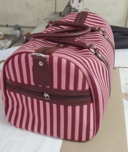 Printed Leather Travel Bags, Size : Standard