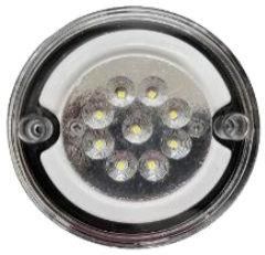 LED Round Reverse Lamp With DRL