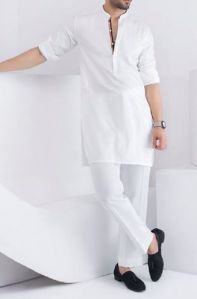 Mens Casual Cotton Kurta Pajama