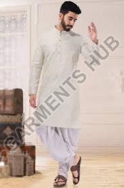 Silk Plain Mens Kurta Pajama, Technics : Machine Made