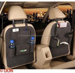 Multi Pocket Travel Storage Felt Bag, Color : Light Grey, Dark Grey