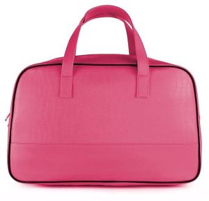 Rexine Pink Travel Bag