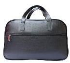 Rexine Shiny Black Travel Bag
