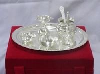 Silver Plated Pooja Thali