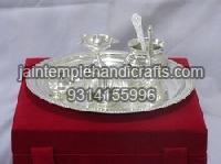 Silver Plated Pooja Thali