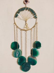 Plain Wind Chime, Color : Green For Decoration